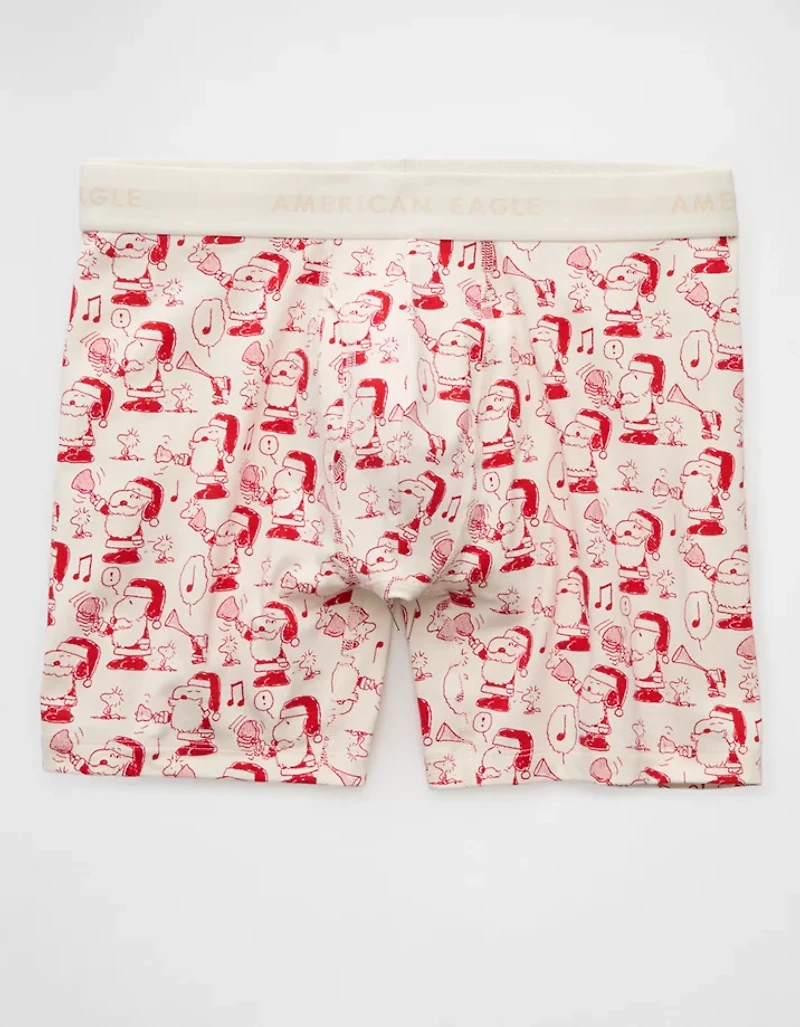 AEO Men's Snoopy Santa 6" Classic Boxer Brief