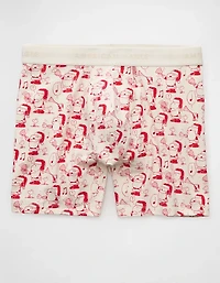 AEO Men's Snoopy Santa 6" Classic Boxer Brief
