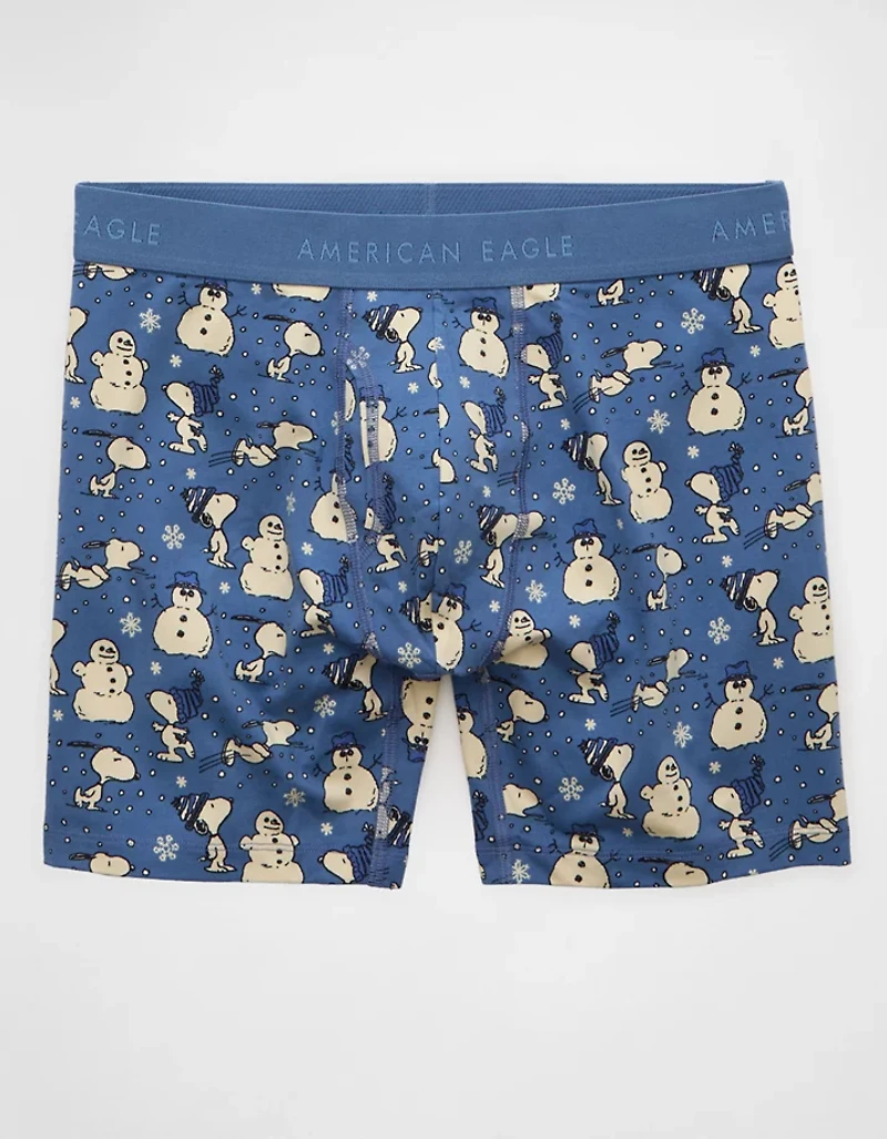 Caleçon boxeur ajusté classique de 6 po Snoopy pour hommes AEO