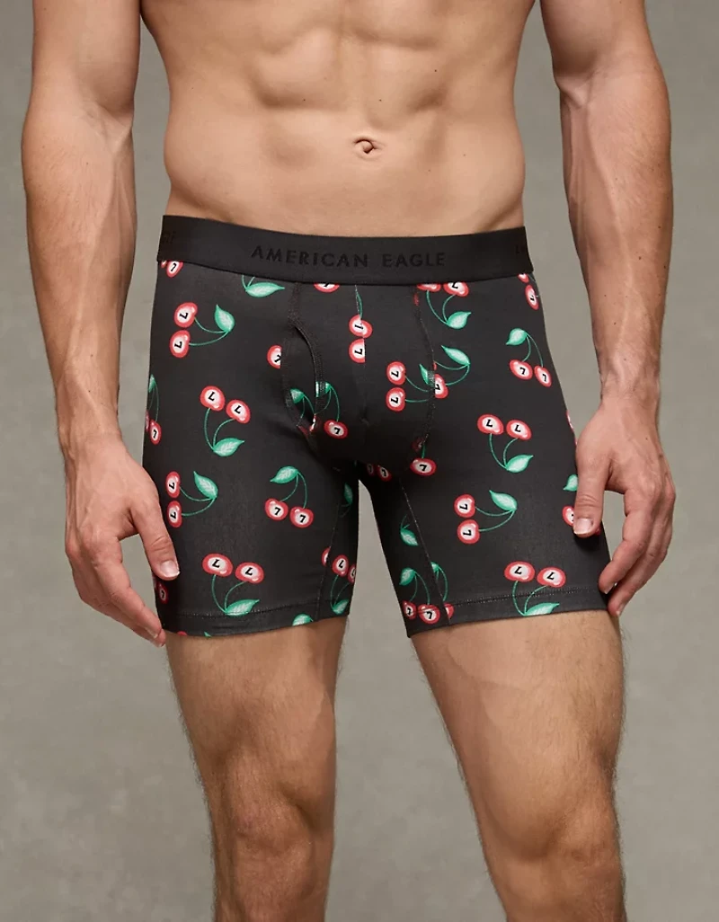 AEO Men's Food 6" Classic Cotton Boxer Brief