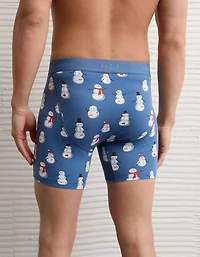 Caleçon boxeur ajusté classique de 6 po vilain bonhomme neige pour hommes AEO