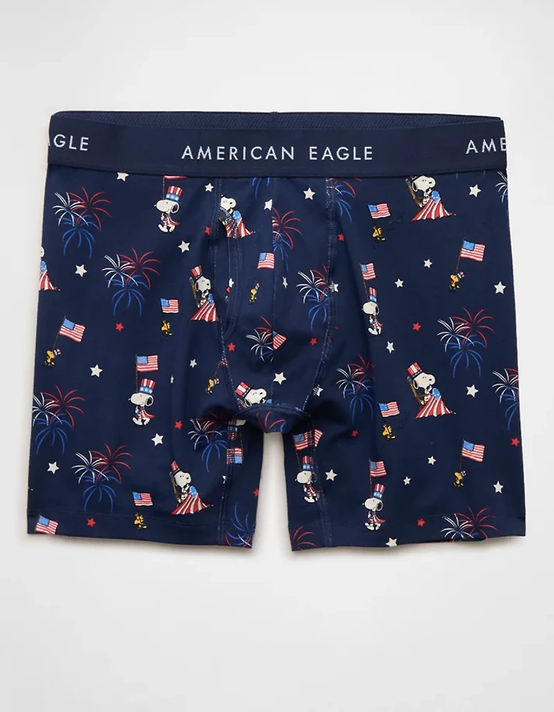 AEO Men's Snoopy 6" Classic Cotton Boxer Brief