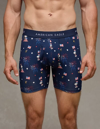 AEO Men's Snoopy 6" Classic Cotton Boxer Brief