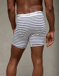 Caleçon boxeur ajusté classique de 6 po rayures pour hommes AEO