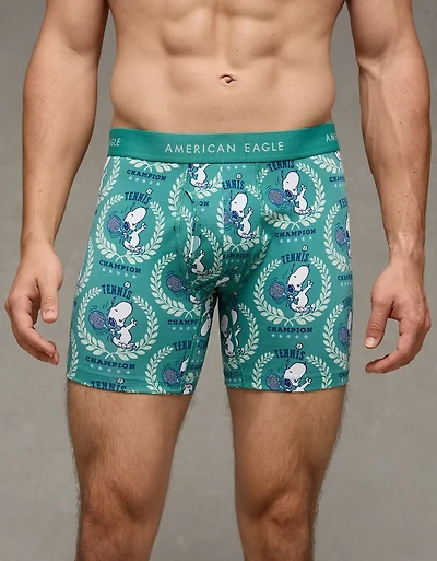 AEO Men's Snoopy Tennis 6" Classic Boxer Brief