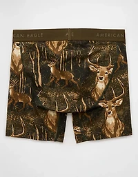 Caleçon boxeur ajusté classique de 6 po camouflage et cerf pour hommes AEO