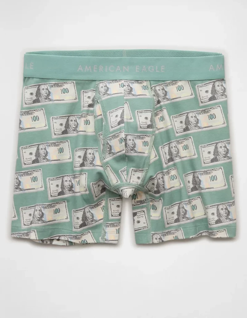 AEO Men's Dollar Bills 6" Classic Boxer Brief