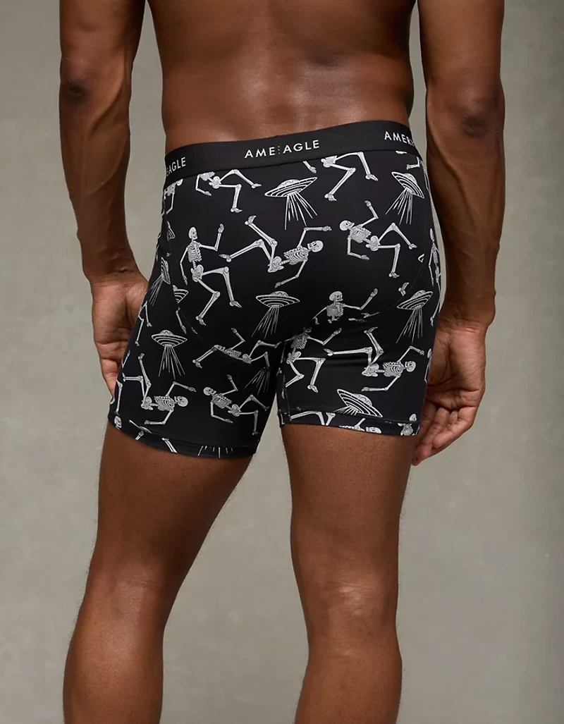 Caleçon boxeur ajusté classique de 6 po squelette et ovni pour hommes AEO