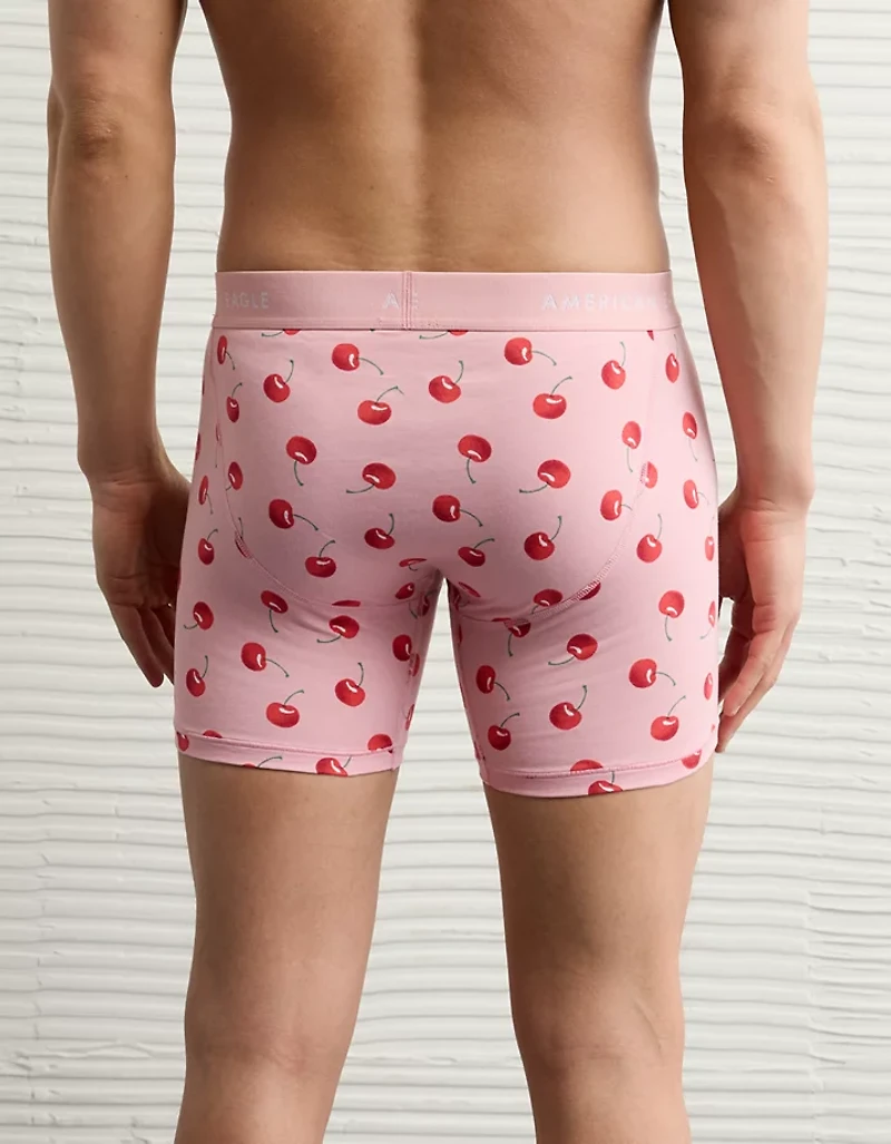 Caleçon boxeur ajusté classique de 6 cerises pour hommes AEO