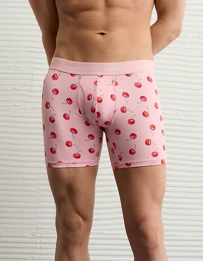 Caleçon boxeur ajusté classique de 6 cerises pour hommes AEO