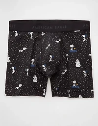 Caleçon boxeur ajusté classique de 6 po tempête neige Snoopy pour hommes AEO