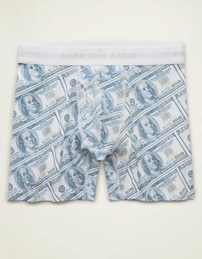 AEO Men's Dollar Bills 6" Classic Boxer Brief