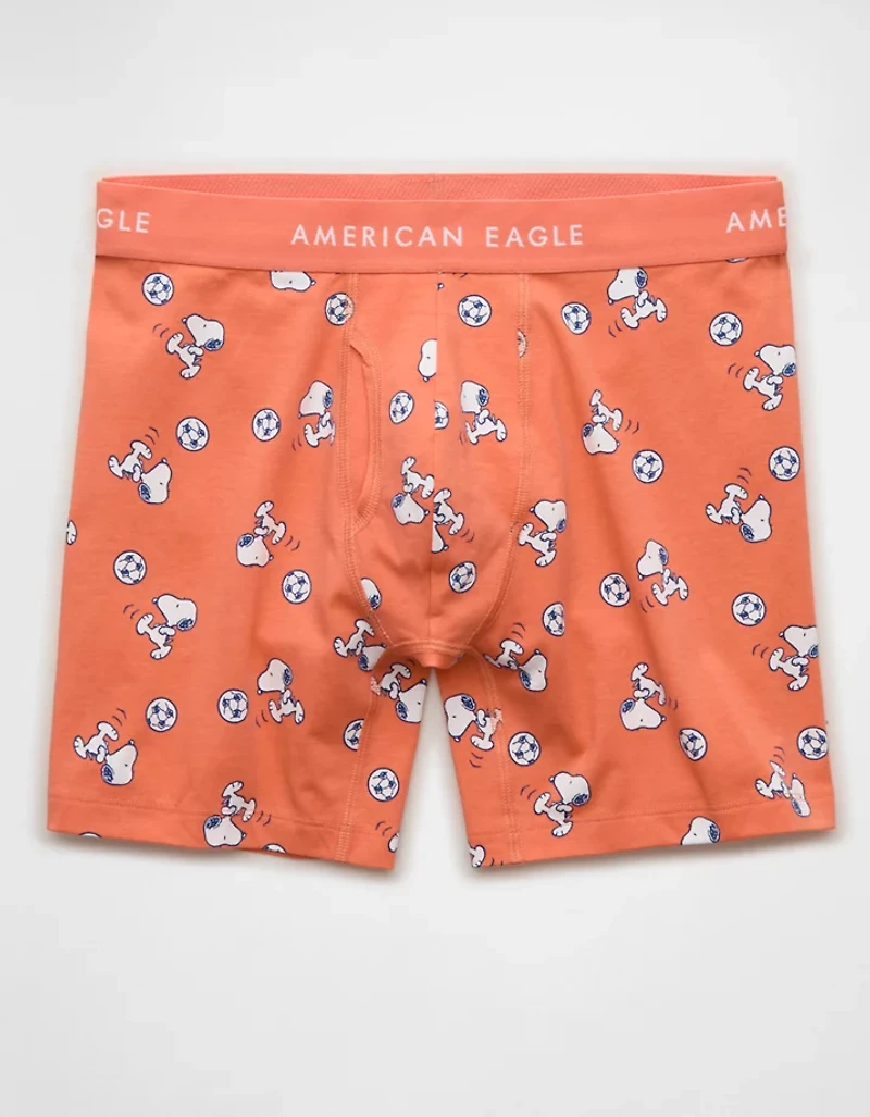 AEO Men's Snoopy Soccer 6" Classic Boxer Brief