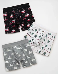 AEO Men's Peanuts 6" Classic Boxer Brief 3-Pack