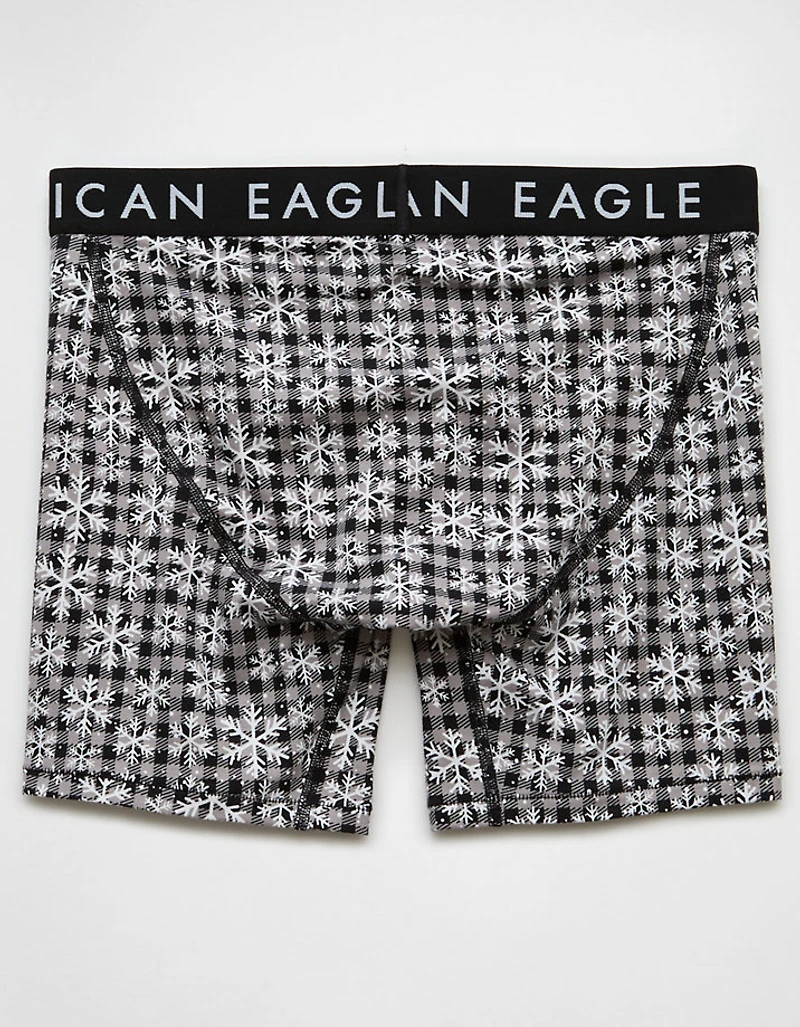 AEO Snow Plaid 6" Classic Boxer Brief