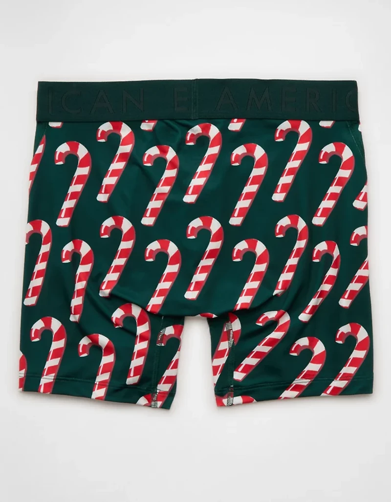 AEO Men's Candy Cane 6" Flex Boxer Brief