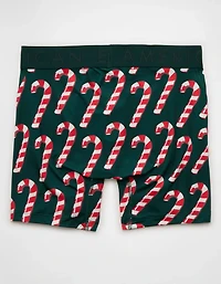 AEO Men's Candy Cane 6" Flex Boxer Brief