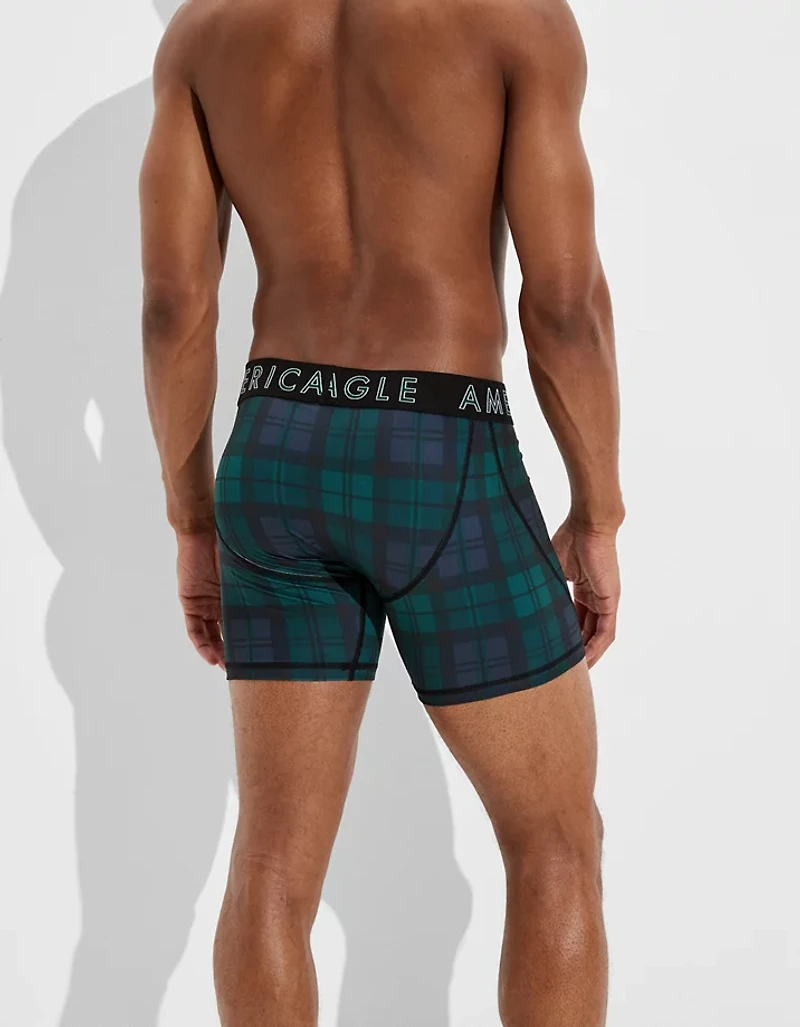 AEO Plaid 6" Flex Boxer Brief