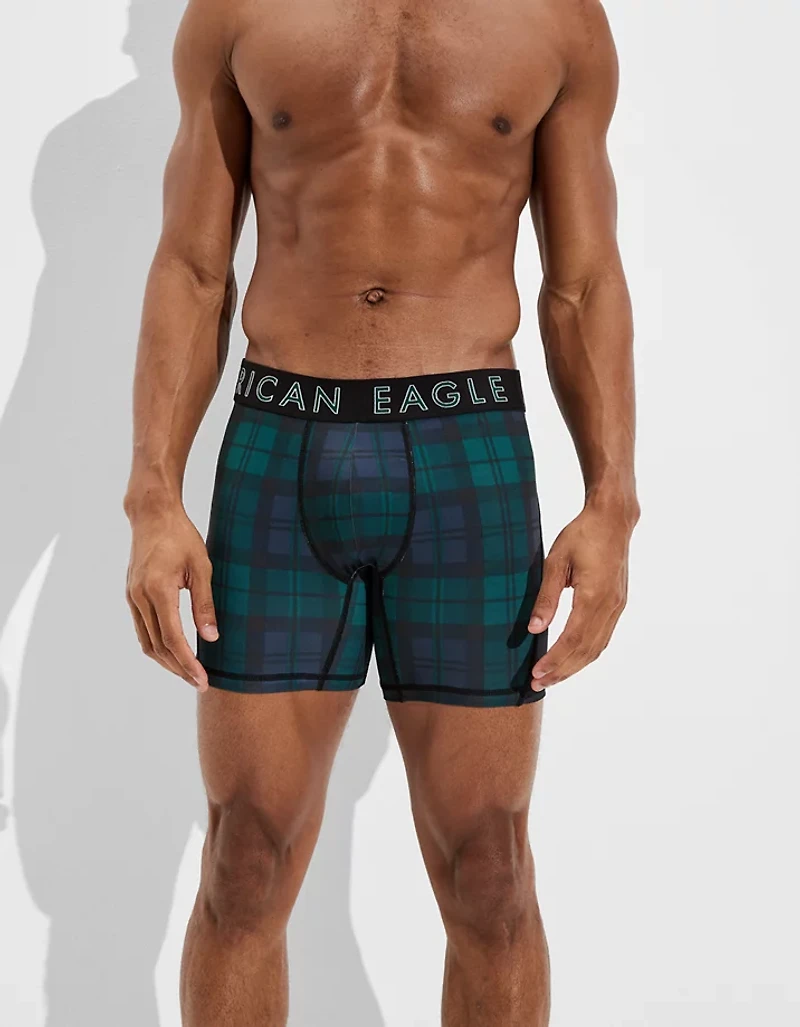 AEO Plaid 6" Flex Boxer Brief