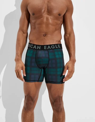 AEO Plaid 6" Flex Boxer Brief