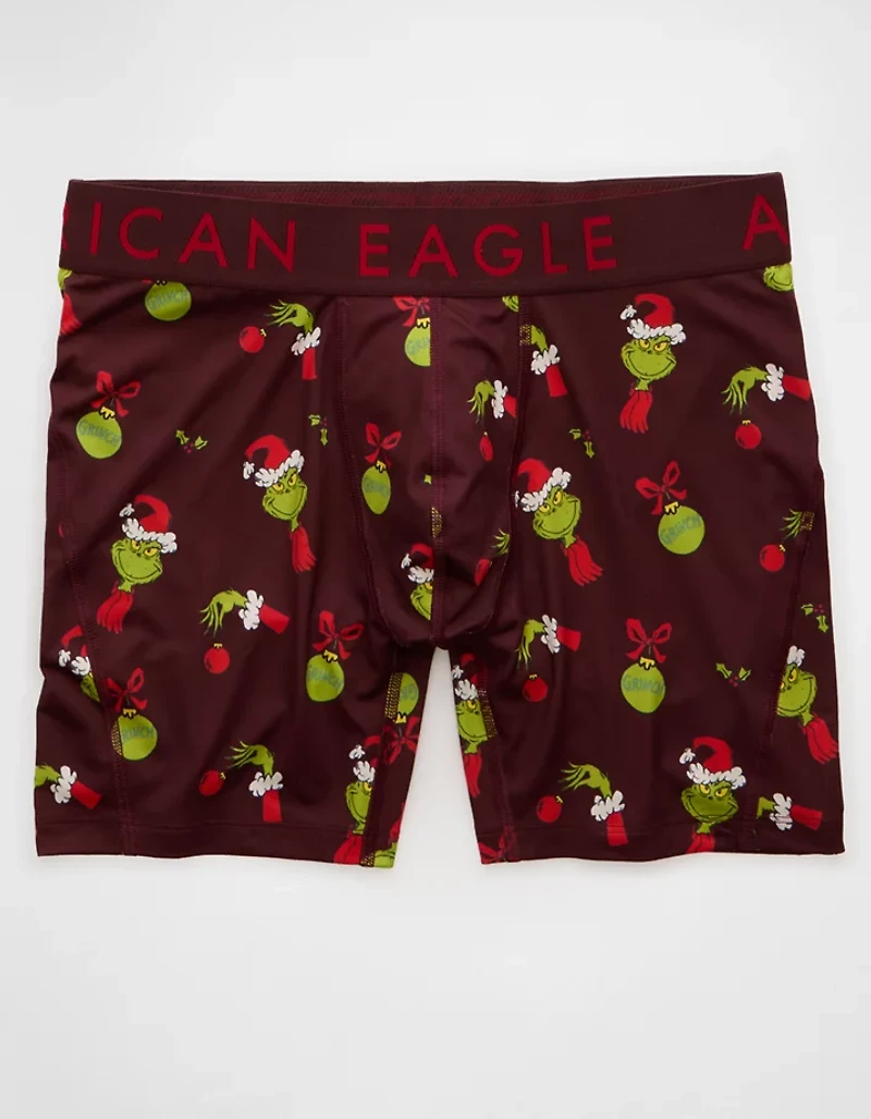AEO Men's Grinch 6" Flex Boxer Brief