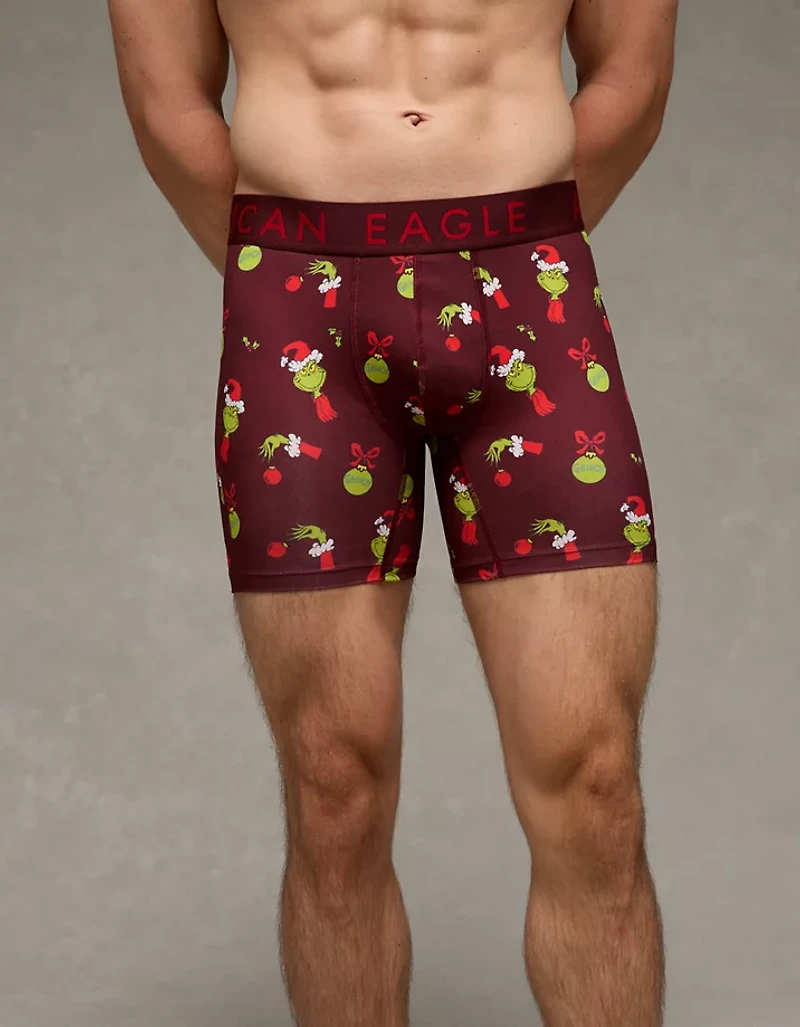 AEO Men's Grinch 6" Flex Boxer Brief