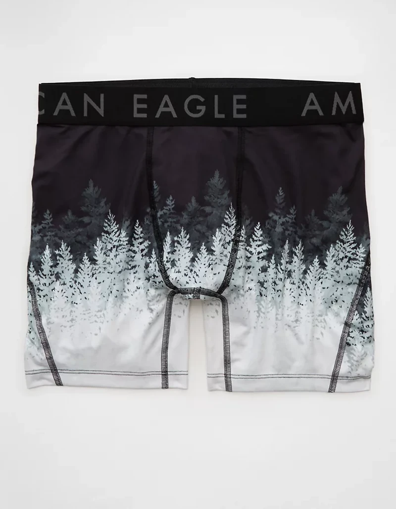 AEO Men's Evergreen Print 6" Flex Boxer Brief