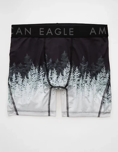AEO Men's Evergreen Print 6" Flex Boxer Brief