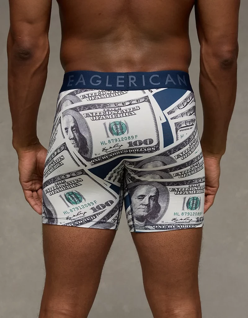 AEO Men's Snoopy Cheers 6" Flex Boxer Brief