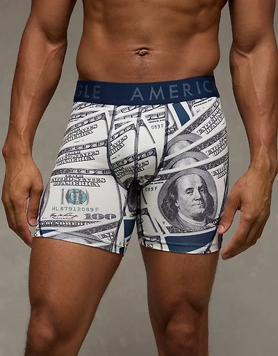AEO Men's Snoopy Cheers 6" Flex Boxer Brief
