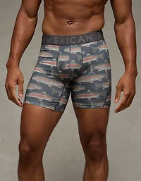 AEO Men's Trout Print 6" Flex Boxer Brief