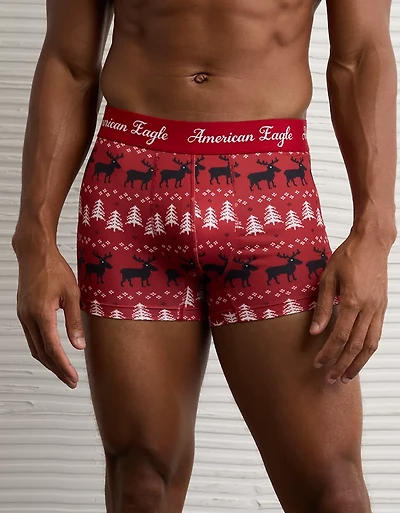 AEO Men's Festive 4" Flex Boxer Brief
