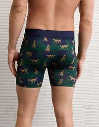 AEO Men's Dog Print 6" Flex Boxer Brief