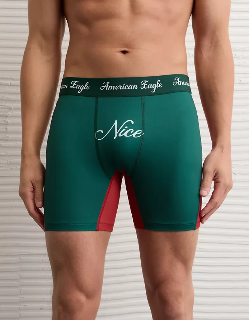 AEO Men's Christmas 6" Flex Boxer Brief
