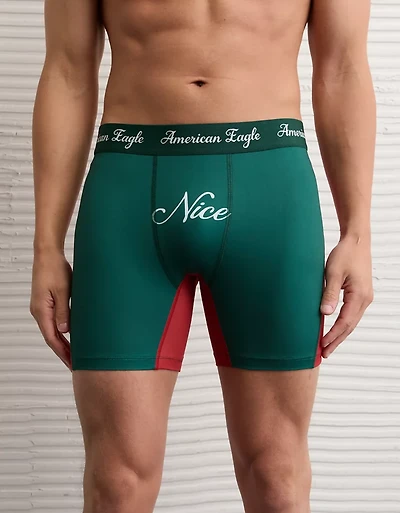 AEO Men's Christmas 6" Flex Boxer Brief