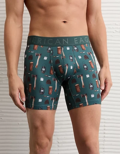 Caleçon boxeur Flex de 6 po pour hommes à imprimé lac AEO