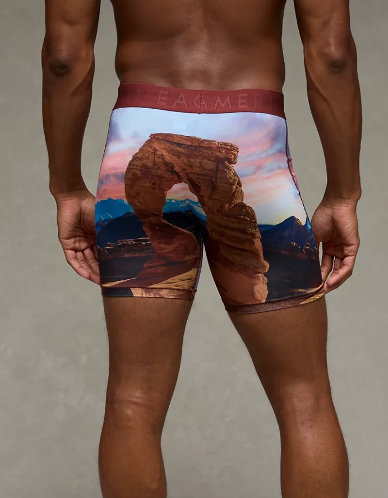 Caleçon boxeur Flex de 6 po pour hommes à imprimé parc national AEO