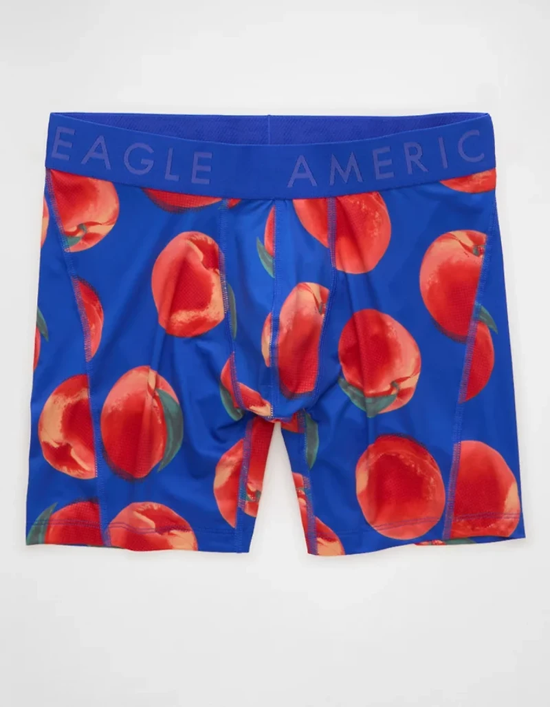Caleçon boxeur ajusté Flex de 6 po à imprimé nourriture pour hommes AEO
