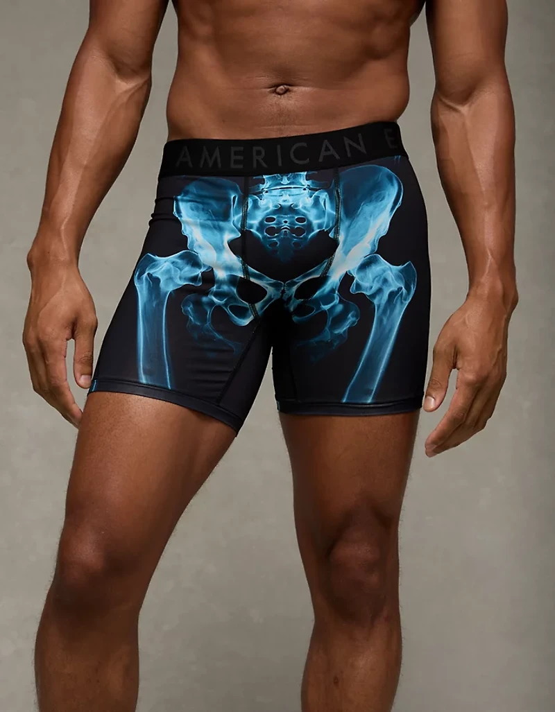 Caleçon boxeur ajusté Flex de 6 po rayons X et squelette pour hommes AEO