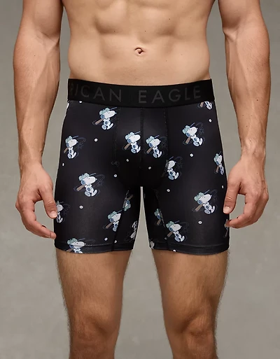 AEO Men's Snoopy 8" Flex Boxer Brief