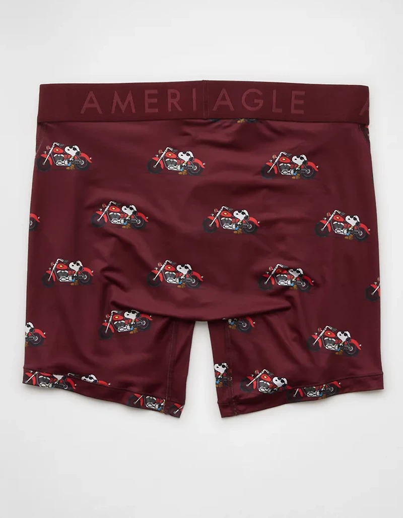 AEO Men's Snoopy Motorcycle 6" Flex Boxer Brief
