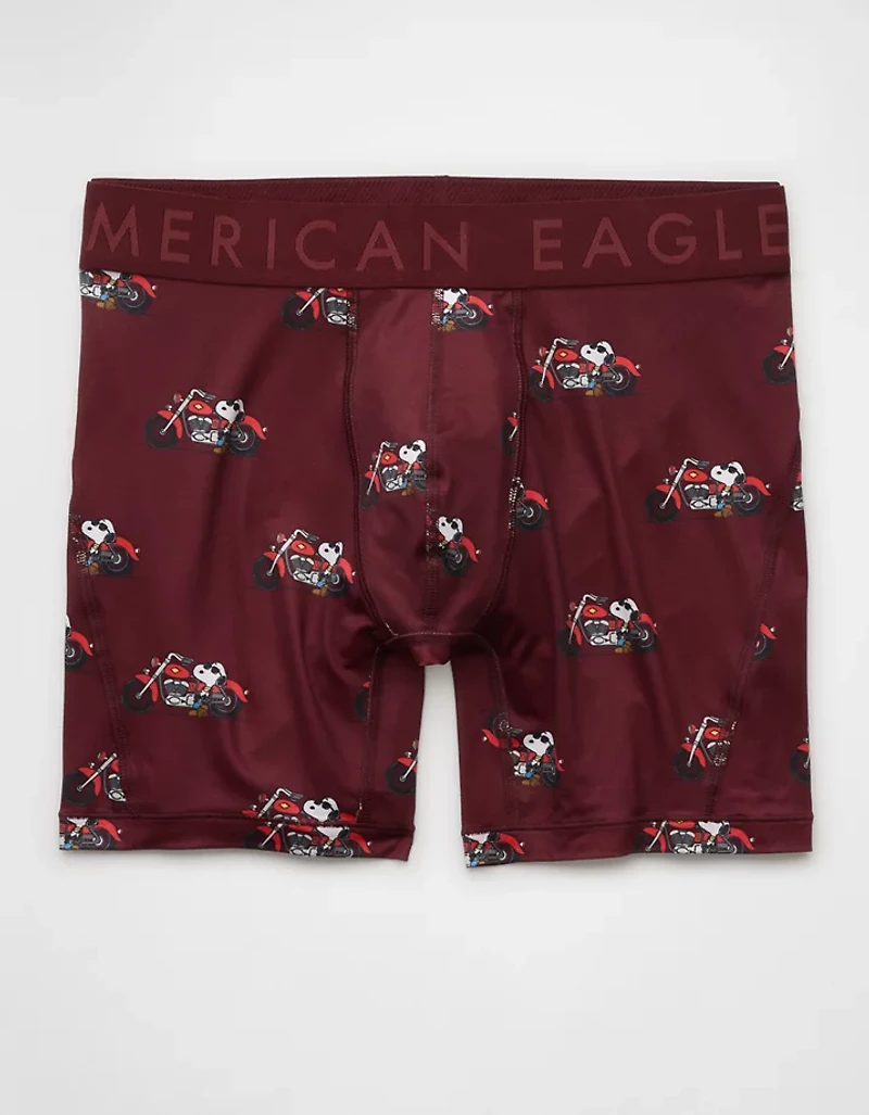 AEO Men's Snoopy Motorcycle 6" Flex Boxer Brief