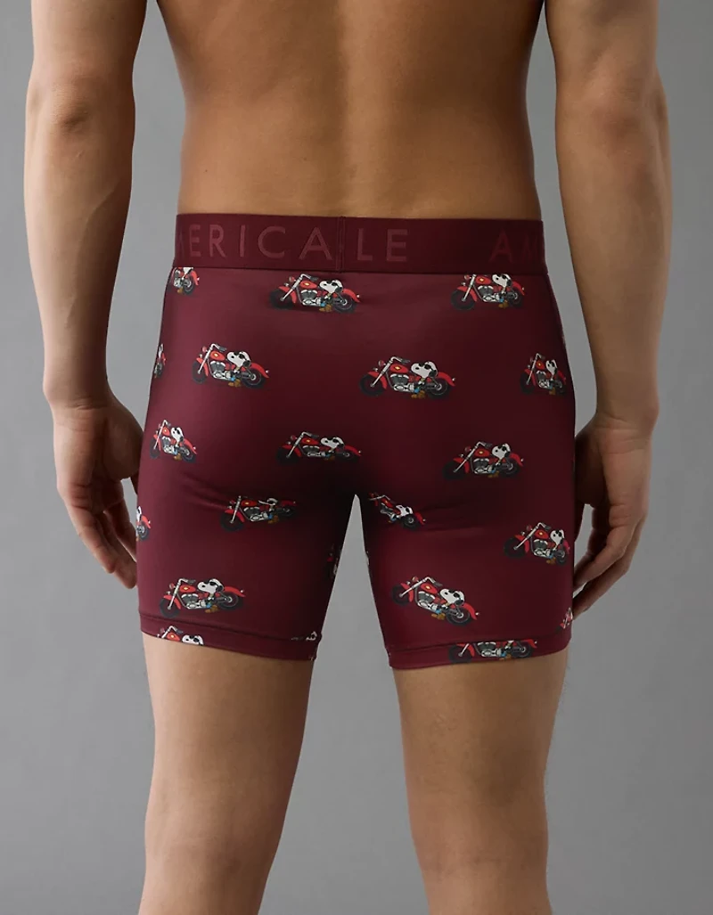 AEO Men's Snoopy Motorcycle 6" Flex Boxer Brief