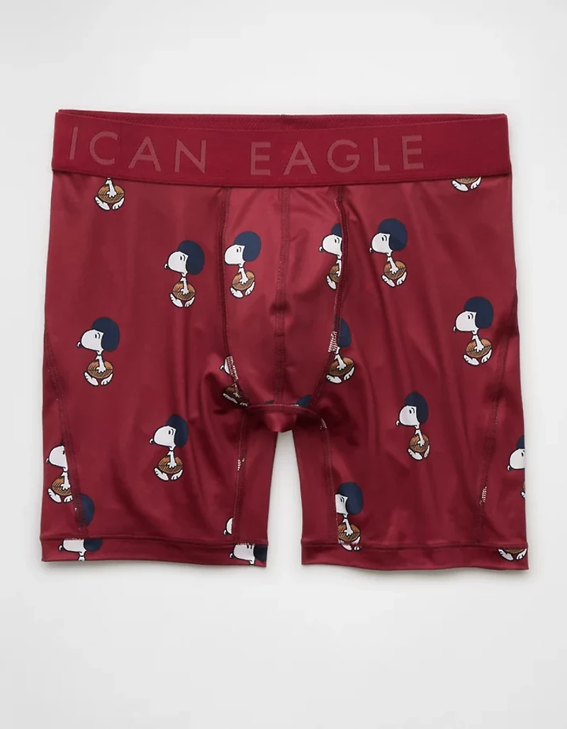 AEO Men's Snoopy Football 6" Flex Boxer Brief