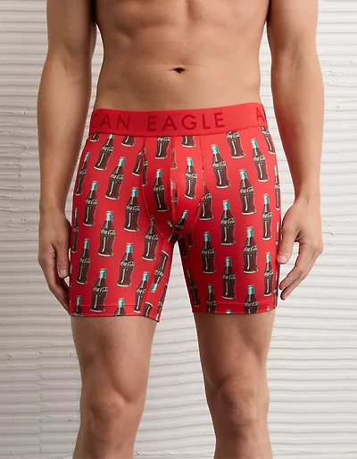 AEO Men's Coca-Cola 6" Flex Boxer Brief