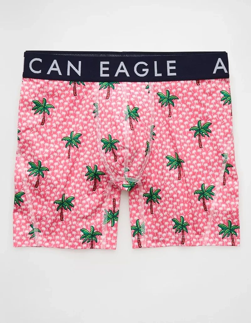 AEO Men's Palm Trees 6" Flex Boxer Brief