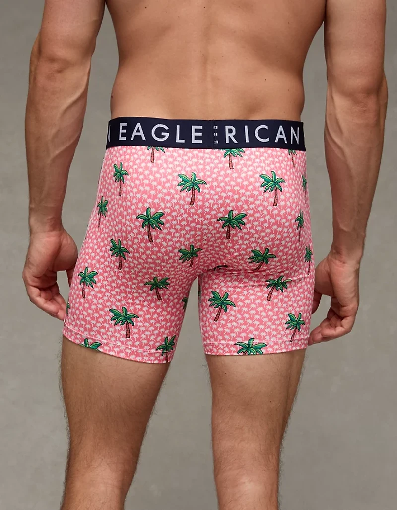 AEO Men's Palm Trees 6" Flex Boxer Brief