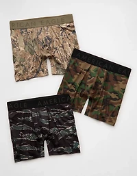 Ensemble de trois caleçons boxeurs ajustés Flex 6 po pour hommes AEO