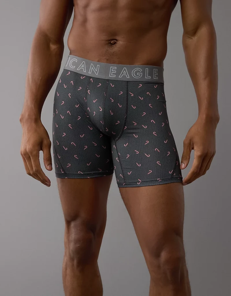 Caleçon boxeur ajusté Flex de 6 po mini cannes bonbon pour hommes AEO