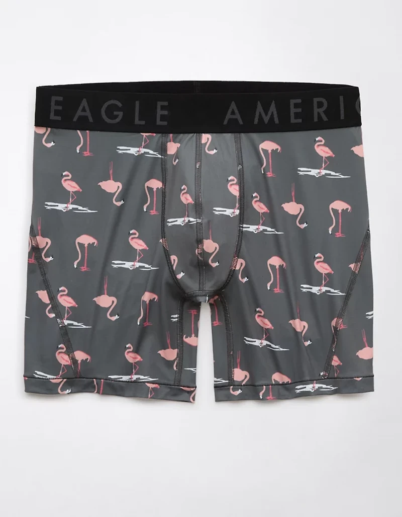 AEO Men's Flamingo Pond 6" Flex Boxer Brief